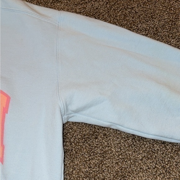 Cool Mom Baby Blue &‎ Pink Graphic Oversized Sweatshirt - Picture 6 of 10